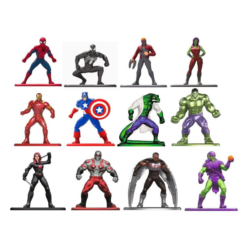 Marvel Nano Metalfigs Diecast Mini Figures 4 cm Assortment Wave 1 (24)