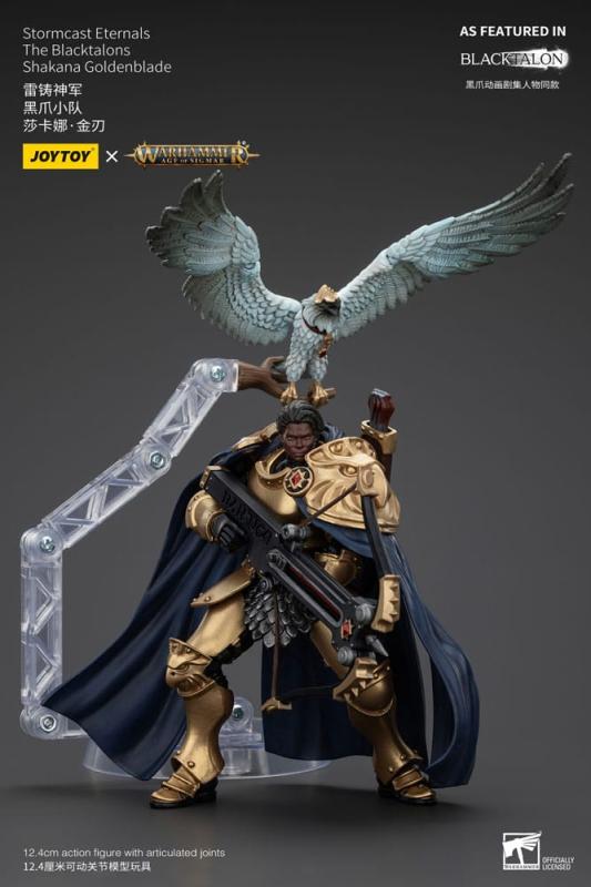 Warhammer Age of Sigmar Actionfigur Stormcast Eternals The Blacktalons Shakana Goldenblade 20 cm 7