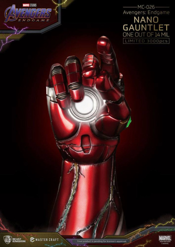 Avengers Endgame Master Craft Statue Nano Gauntlet 1/14000605 47 cm 7