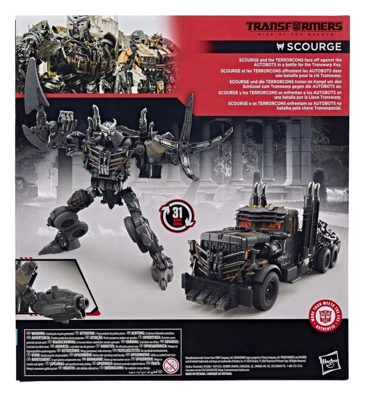 Transformers: Rise of the Beasts Studio Series Leader Class Action Figure Scourge 22 cm 1