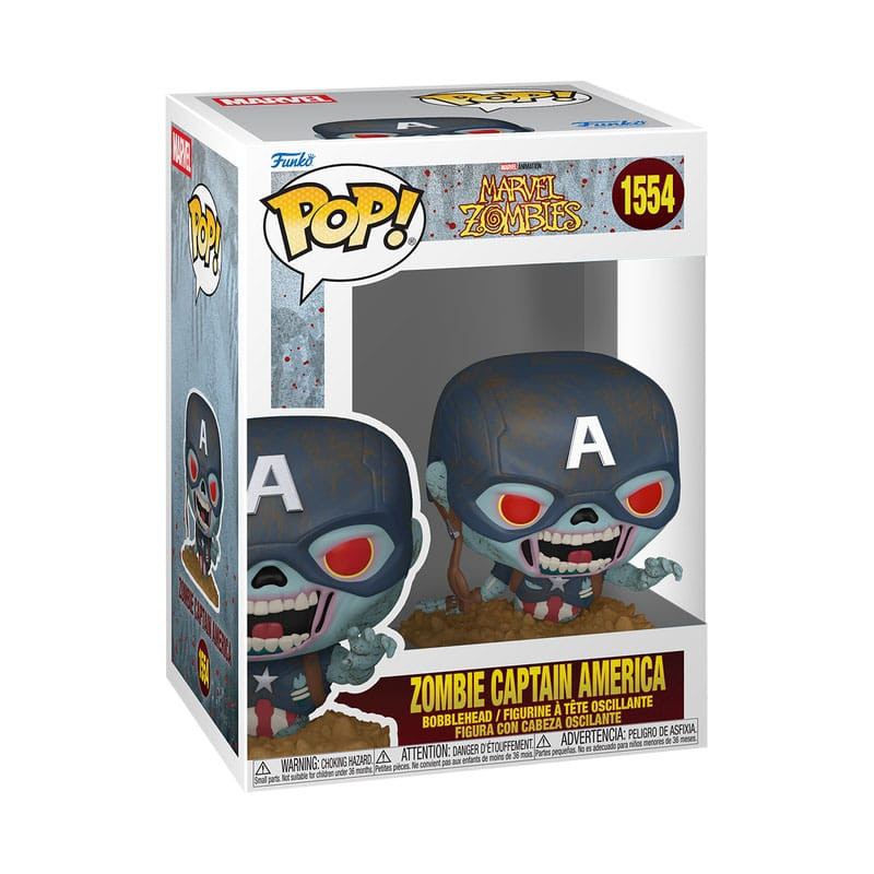 Marvel Zombies POP! Marvel Vinyl Figure Captain America 9 cm 1