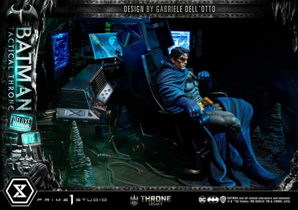 DC Comics Throne Legacy Collection Statue 1/3 Batman Tactical Throne Deluxe Version 57 cm 13