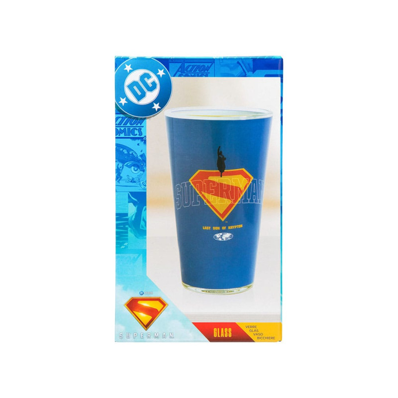 DC Comics Pint Glass Superman 1