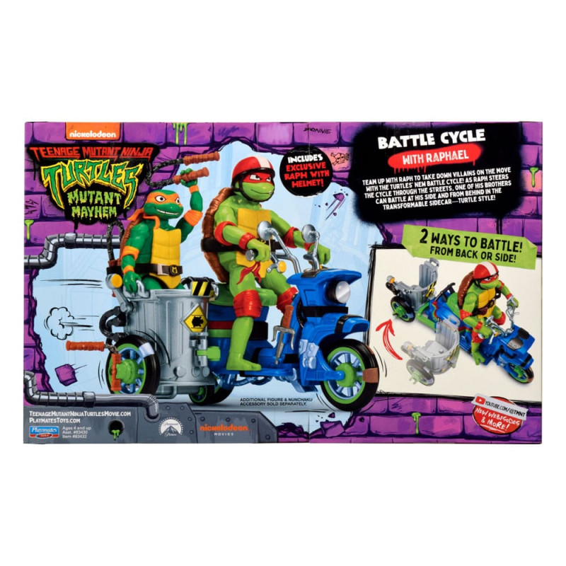 Teenage Mutant Ninja Turtles: Mutant Mayhem Vehicles with Figures 30 cm Assortment (4) 10