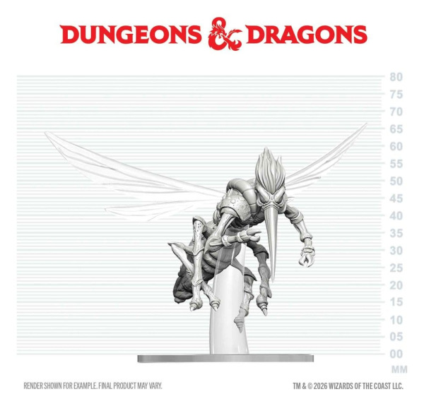 Dungeons & Dragons Nolzur's Marvelous Miniatures Unpainted Miniature Chasme 17 cm 2