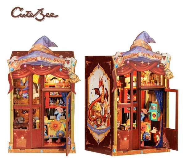 Book Nook Amazing Toy Store 17 x 12 cm 12