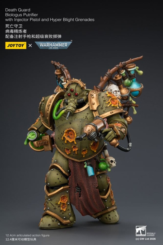 Warhammer 40,000 Action Figure Death Guard Biologus Putrifier 12 cm 5