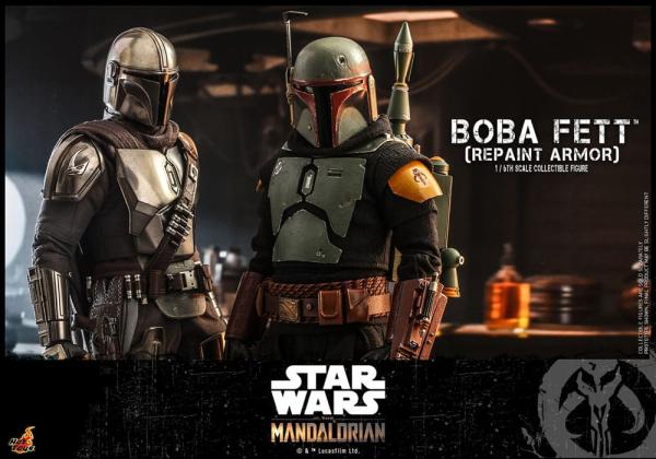 Star Wars: The Mandalorian Action Figure 1/6 Boba Fett Repaint Armor Special Edition 30 cm 3