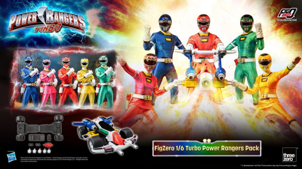 Power Rangers Turbo FigZero Action Figures 1/6 5-Pack Turbo Power Rangers 30 cm 7