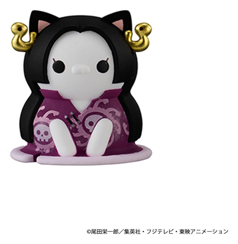 One Piece Mega Cat Project Nyan Piece Nyan! Luffy & the Seven Warlords of the Sea Mini Figures 3 cm 2
