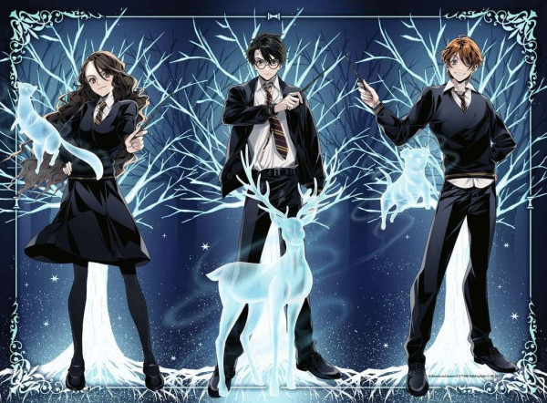 Harry Potter Glow-in-the-Dark Jigsaw Puzzle Glowing Patronus (500 pieces) 1