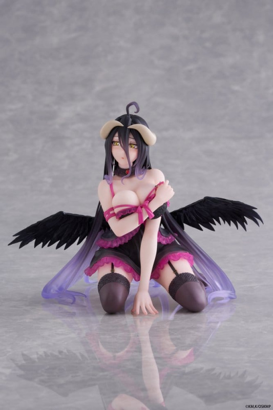 Overlord Desktop Cute PVC Figure Albedo (Negligee ver.) 13 cm 5