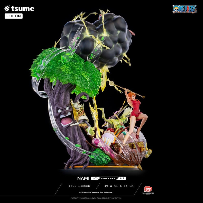 One Piece HQS Dioramax Figure 1/6 Nami 64 cm 9