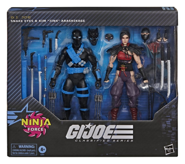 G.I. Joe Classified Series Action Figure 2-Pack Snake Eyes & Kim "Jinx" Arashikage 15 cm 5