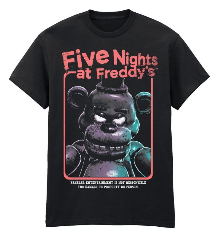 Five Nights at Freddy's T-Shirt VHS Size L 1