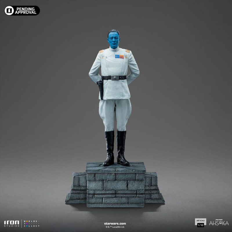 Star Wars Ahsoka Art Scale Statue 1/10 Grand Admiral Thrawn 25 cm 3