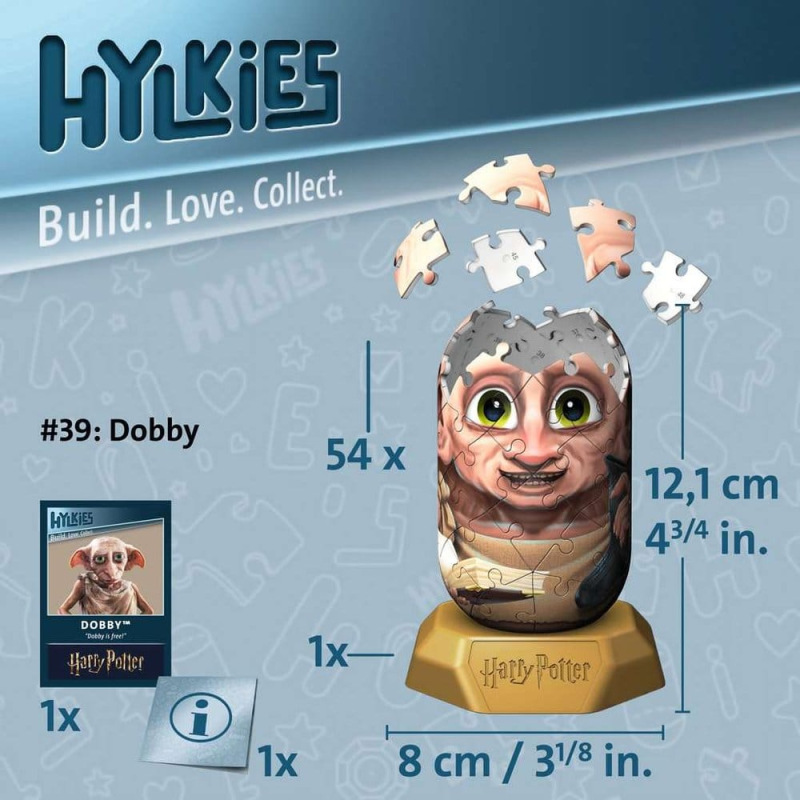 Harry Potter Hylkies 3D Jigsaw Puzzle #39 Dobby 12 cm 6