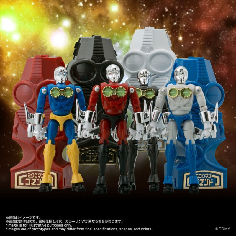 Microman Legacy Soul Action Figures 4-Pack Microman Command #3