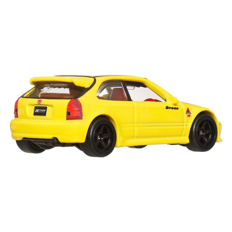 Hot Wheels Premium Car Culture Diecast Vehicle 2-Pack 1/64 '99 Honda Civic Type R (EK9) & Honda Civi 6