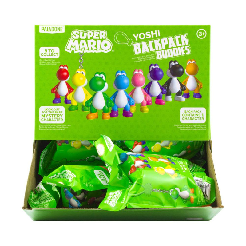Super Mario Backpack Buddies Mystery Bags Display Yoshi (12) 1