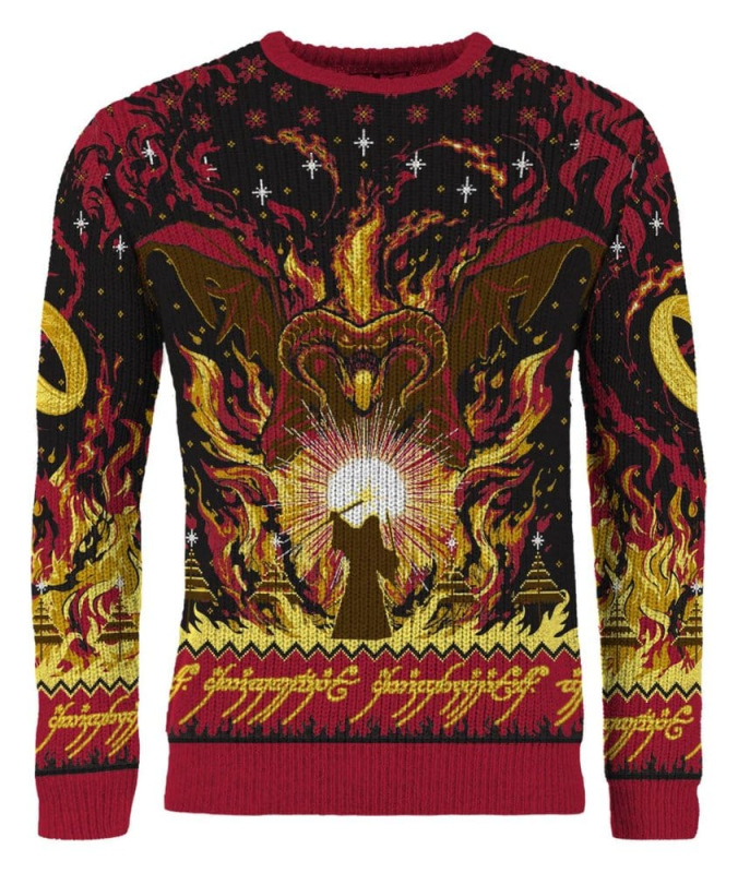 Lord of the Rings Christmas Sweater Balrog Size XL 5