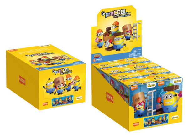 Minions Blokees PreCool Jelly Factory Series 1 Plastic Model Kits Assortment (8)