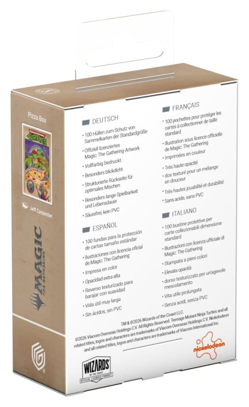 Ultimate Guard Art Sleeves Magic: The Gathering | Teenage Mutant Ninja Turtles - Pizza Box 2