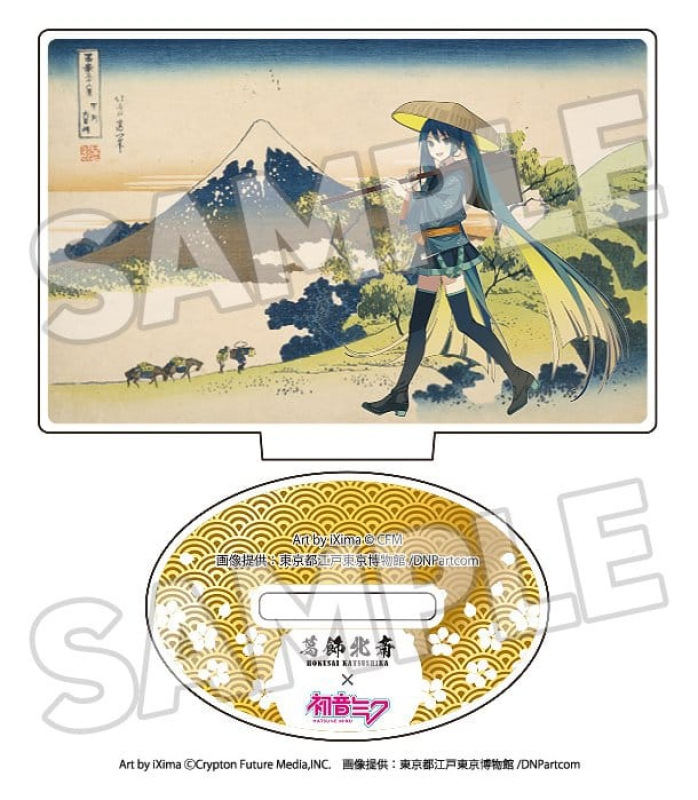 Katsushika Hokusai x Hatsune Miku Acrylic Figure 5 cm Blind Box Assortment (8) 6