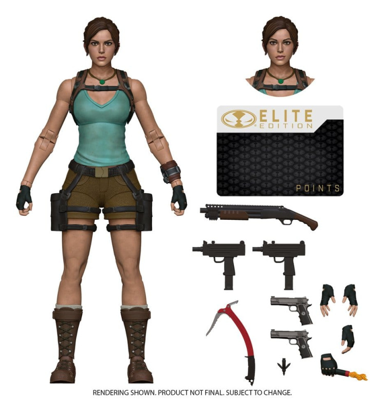 Tomb Raider: Legacy of Atlantis McFarlane Elite Edition Deluxe Action Figure Lara Croft (Tomb Raider 1