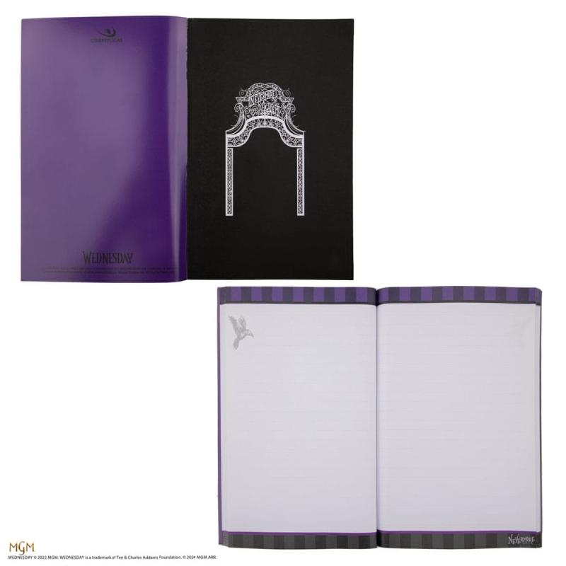 Wednesday 5-Piece Stationery Set Purple