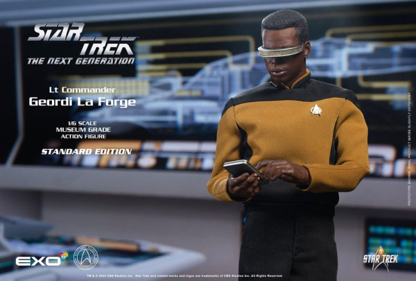 Star Trek: The Next Generation Action Figure 1/6 Lt. Commander Geordi La Forge (Standard Version) 28 3