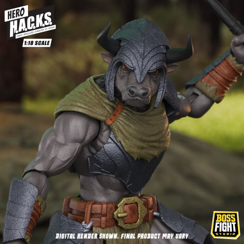Hero H.A.C.K.S. Core Action Figure 1/18 Heroes and Villains Wave 1 Minos Auroxos: Labyrinthian Warri 3