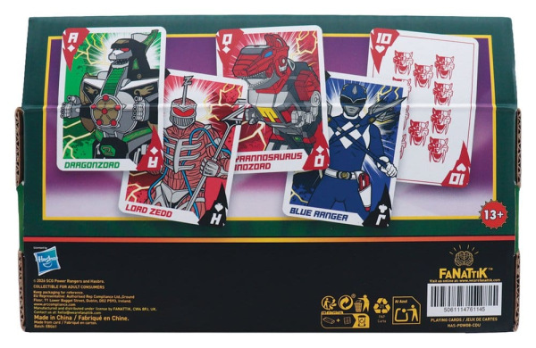 Power Rangers Playing Cards Display (12) 2