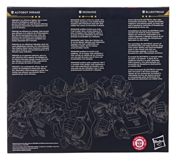 Transformers Age of the Primes Action Figure 3-Pack Autobot Mirage & Bluestreak & Ironhide 1