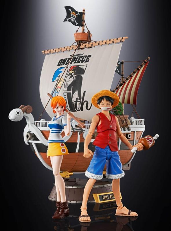 One Piece Soul of Chogokin Diecast Action Figure Going Merry 25th Anniversary Memorial Edition 28 cm