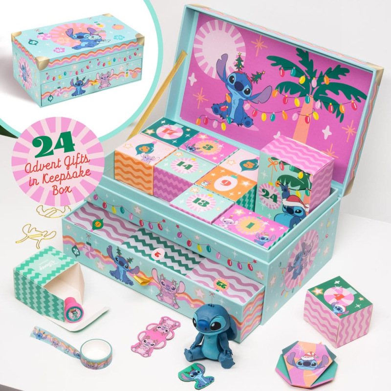 Lilo & Stitch Advent Calendar Keepsake Box Advent Calendar Stitch & Angel 1