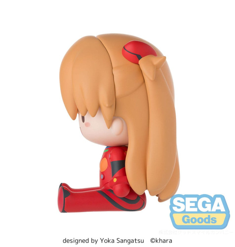 Evangelion: New Theatrical Edition Fuwa Petit Chibi Figure Asuka Plug Suit 8 cm 2