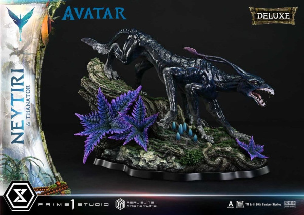 Avatar (Film) Real Elite Masterline Series Statue 1/4 Neytiri & Thanator Deluxe Version 75 cm 2