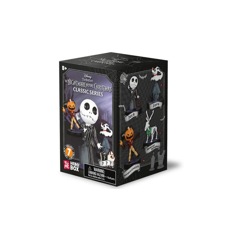 Nightmare Before Christmas Hero Box Classic Series Mini Figures 8 cm Display (6)