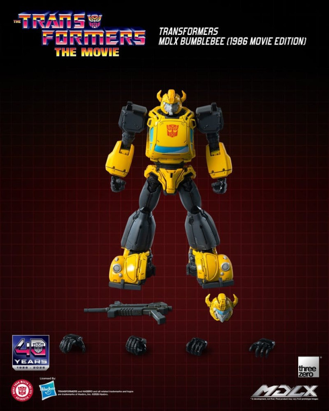 Transformers MDLX Action Figure Bumblebee (1986 Movie Edition) 12 cm 1