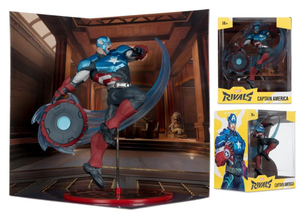 Marvel Rivals Collection 1/10 Action Figure Captain America 20 cm 4