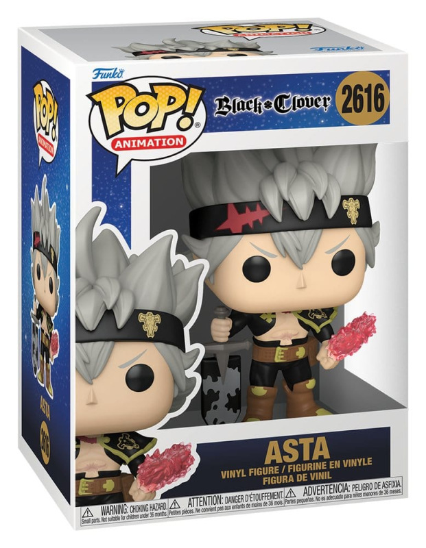 Black Clover POP! Animation Vinyl Figure Asta 9 cm 1