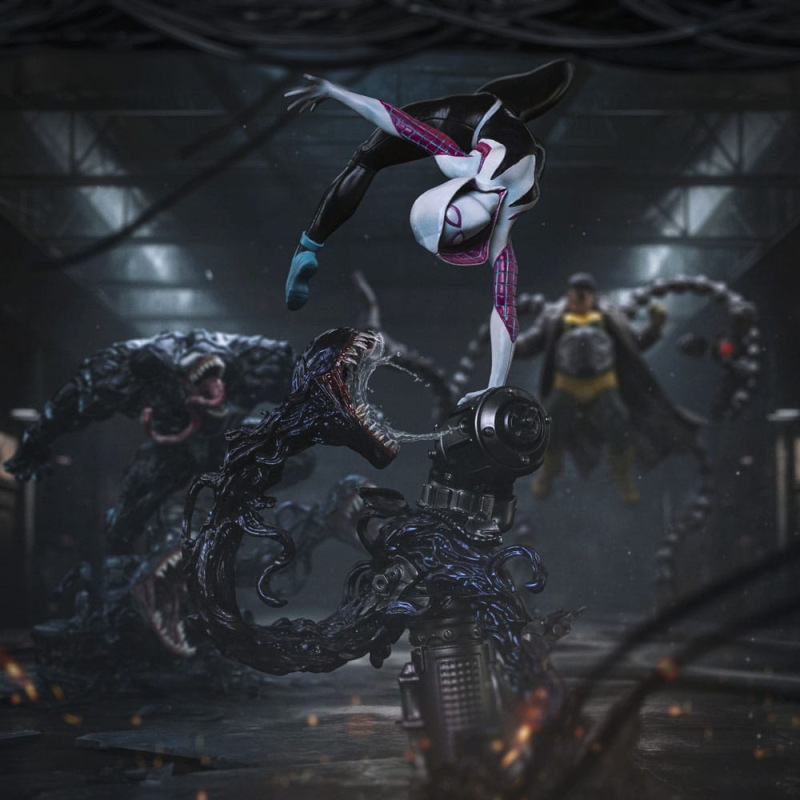 Spider-Man vs Villains Art Scale Statue 1/10 Ghost Spider Diorama 34 cm 7
