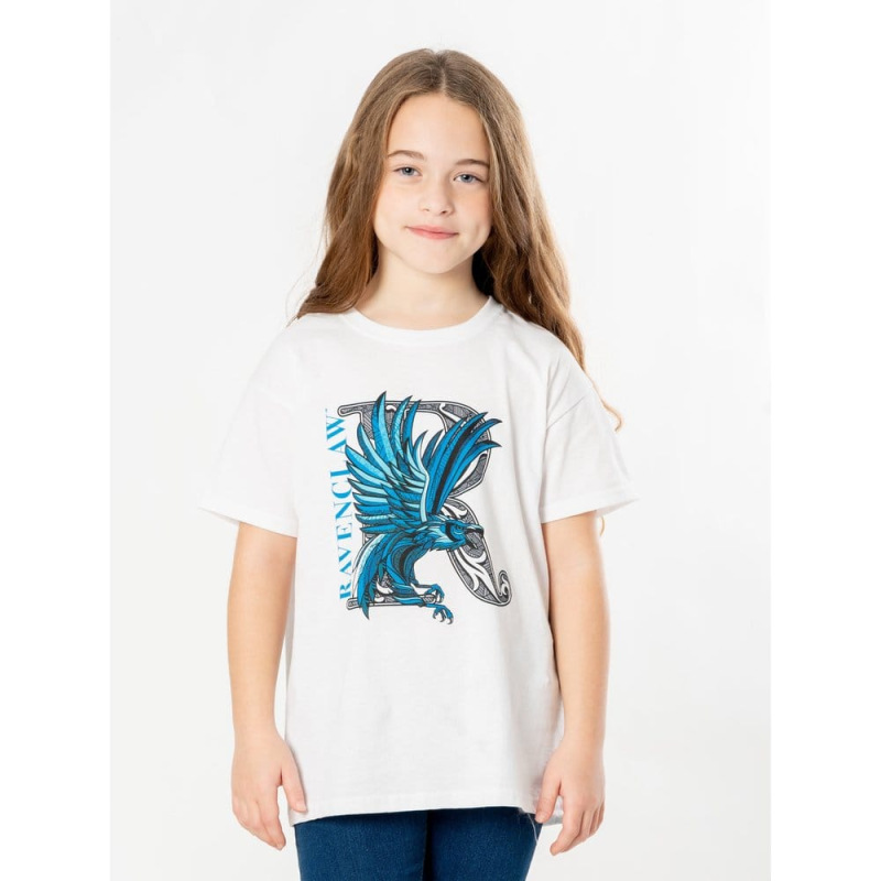 Harry Potter Kids T-Shirt Ravenclaw Mosaic Size 9-11 1