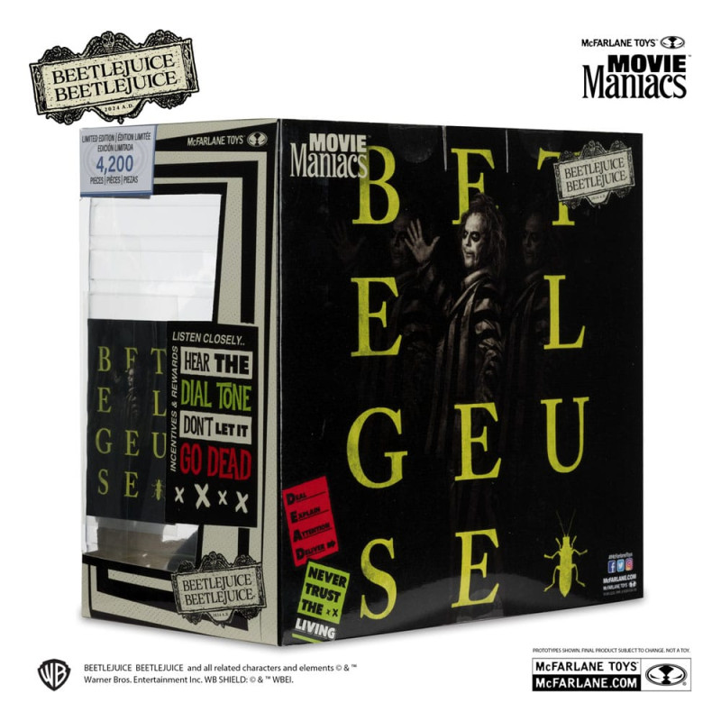 Beetlejuice Beetlejuice Movie Maniacs PVC Statue 4-Pack 15 cm 7