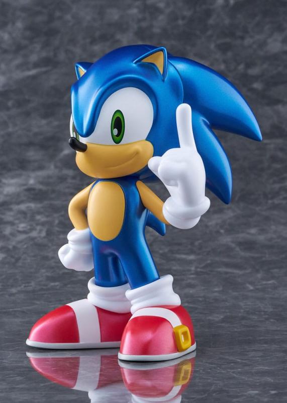 Sonic The Hedgehog Sofbi Vinyl Figure Sonic Metallic Ver. 15 cm 2