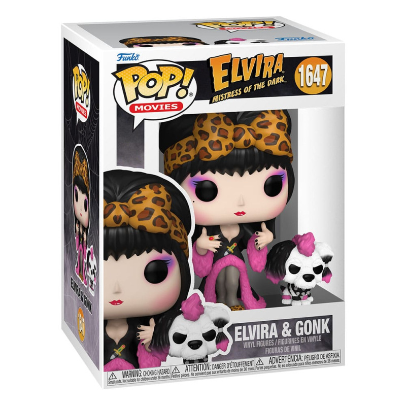 Elvira POP & Buddy! Ad Icons Vinyl Figure Elvira & Gonk 9 cm 1