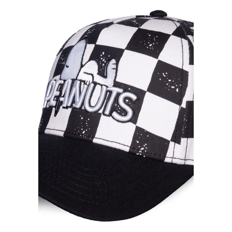 Peanuts Baseball Cap Checkerboard Logo 2