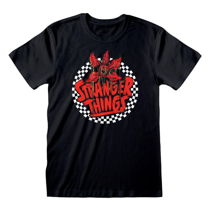 Stranger Things T-Shirt Checkered Circle