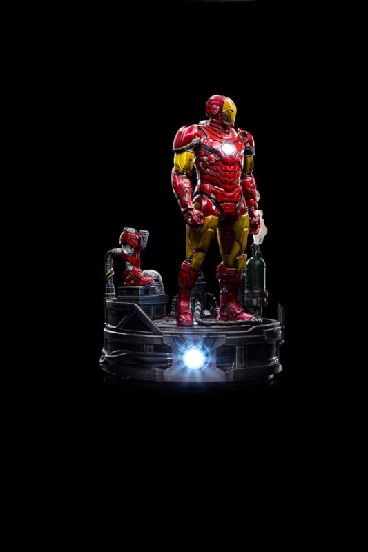 Marvel Deluxe Art Scale Statue 1/10 Iron Man Unleashed 23 cm 2